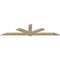 Ekena Millwork Kennewick Rough Sawn Timber Gable Bracket, Douglas Fir, 108"W x 27"H x 2"D x 6"F, 6/12 Pitch GBW108X27X0206KEN00RDF - alternate 3
